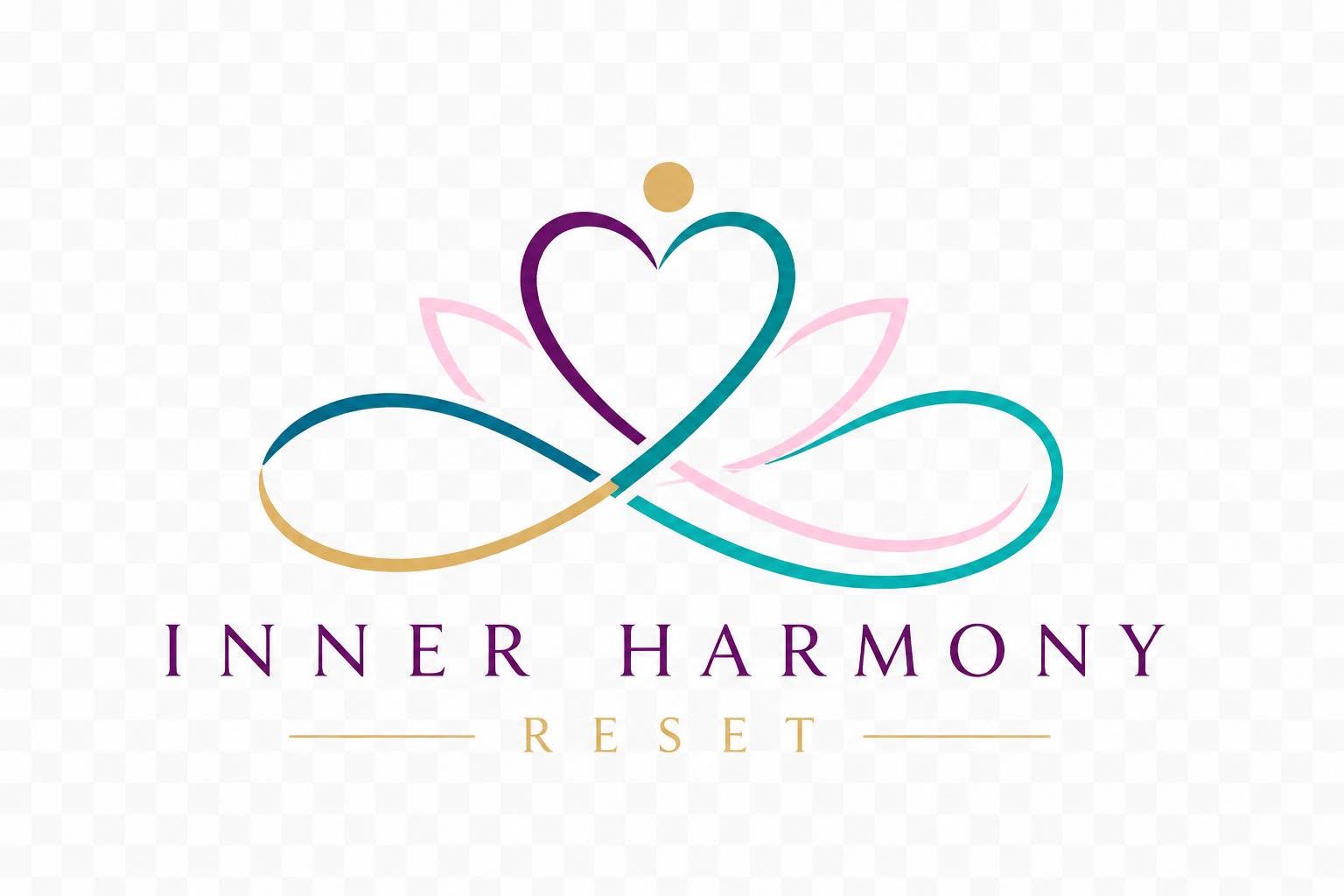 Inner Harmony Reset lotus and infinity logo mark